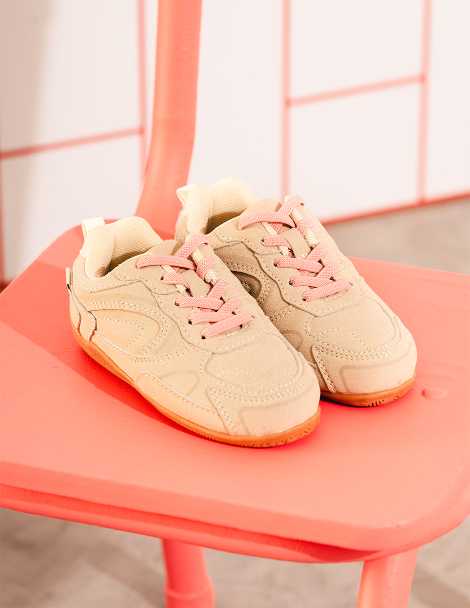 Tenis Casuales Babyfresh Beige para Niña
