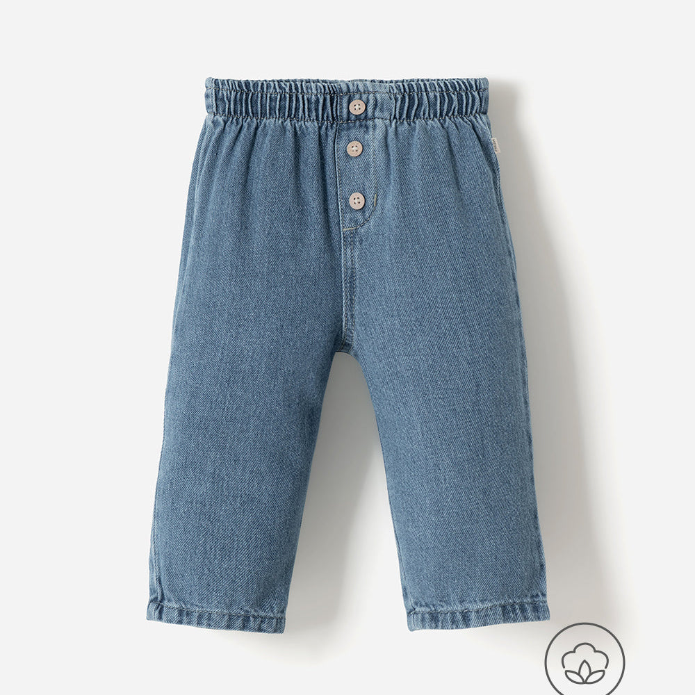 Jean Baggy Babyfresh Algodón Índigo para Bebé