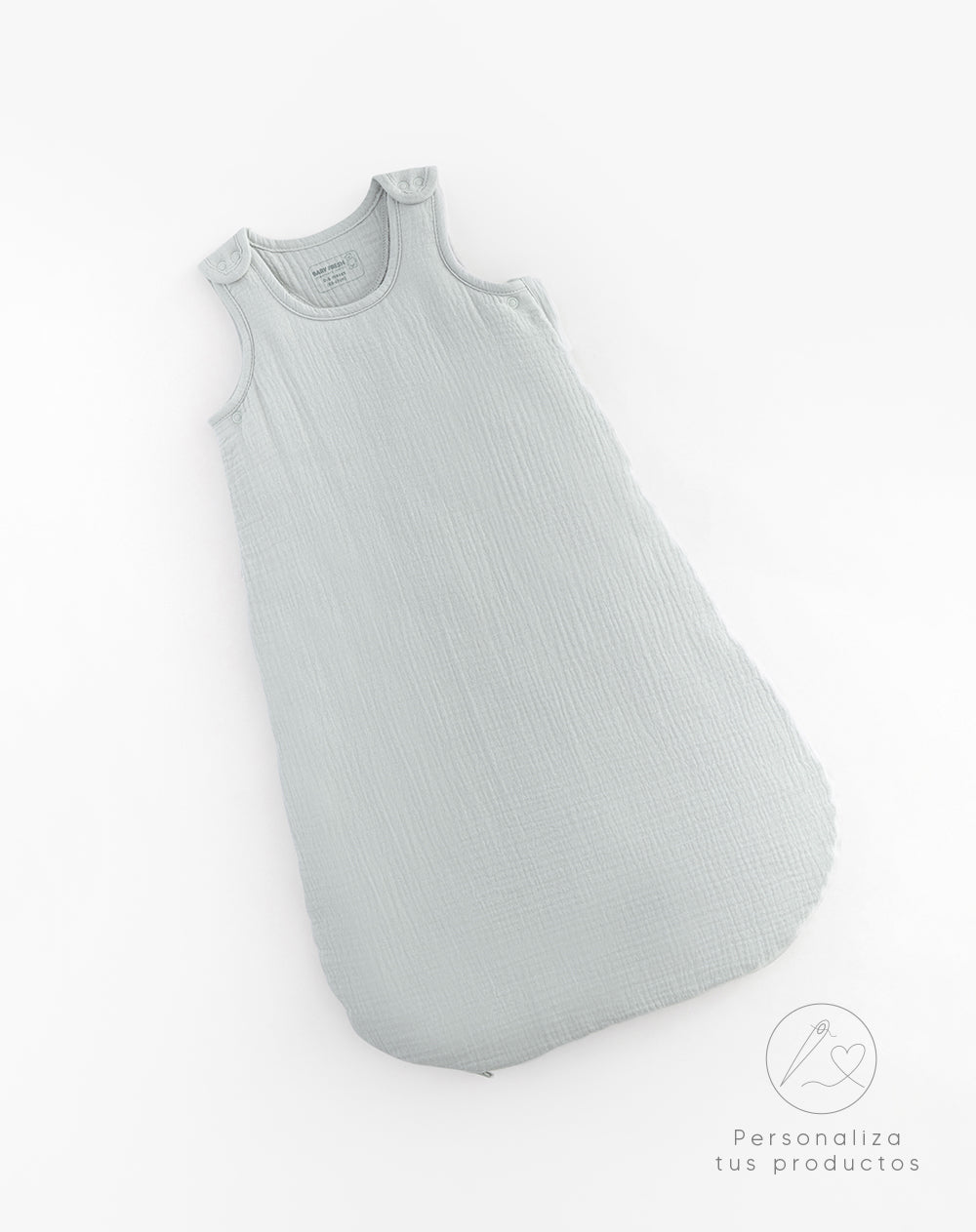 Sleeping Babyfresh Acolchado Algodón Gris para Bebé