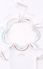 Body Babyfresh Manga Corta Algodón x5 Unds para Bebé Unisex
