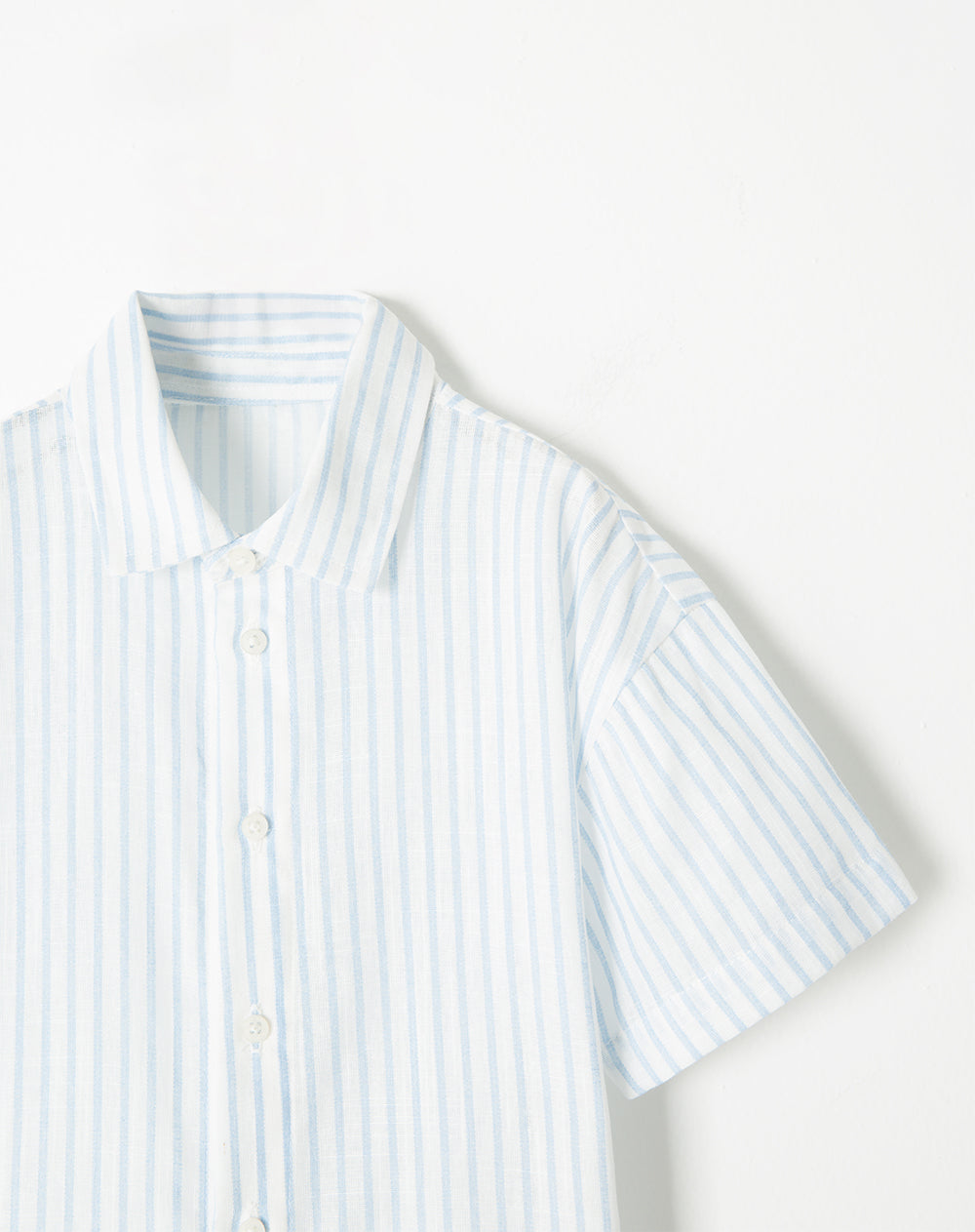 Camisa Babyfresh Manga Corta Regular Algodón Rayas para Niño