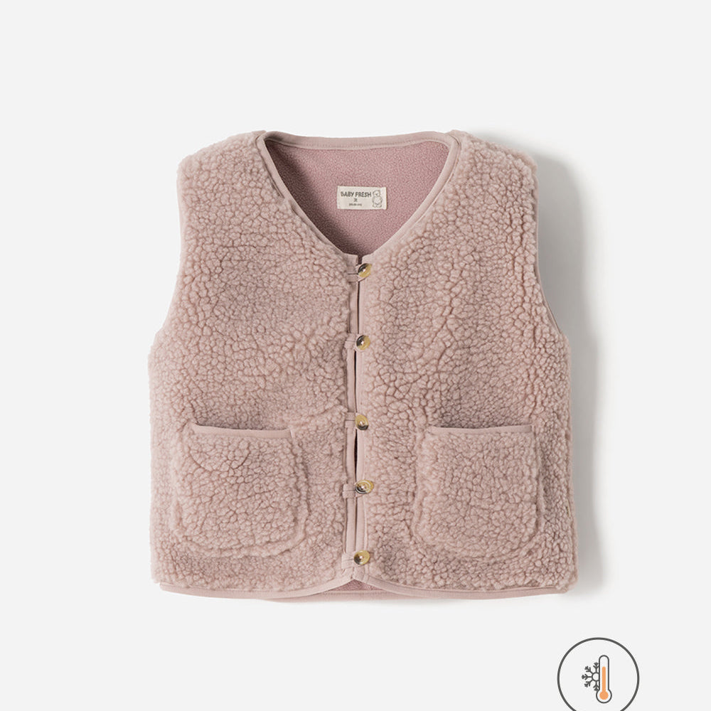 Chaleco Babyfresh Regular Peludo para Niña