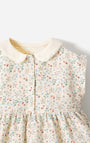 Conjunto Babyfresh Vestido con Bloomer Beige para Bebé Niña