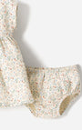 Conjunto Babyfresh Vestido con Bloomer Beige para Bebé Niña