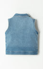 Chaleco Denim Regular Babyfresh Índigo Medio para Bebé Unisex