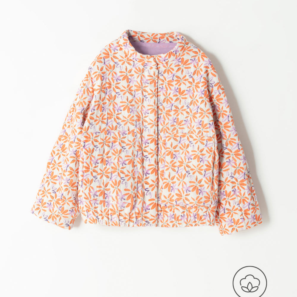 Chaqueta Babyfresh Bomber Algodón Doble Faz para Niña