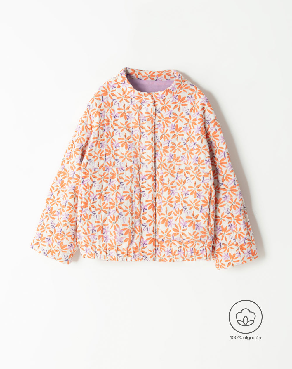 Chaqueta Babyfresh Bomber Algodón Doble Faz para Niña