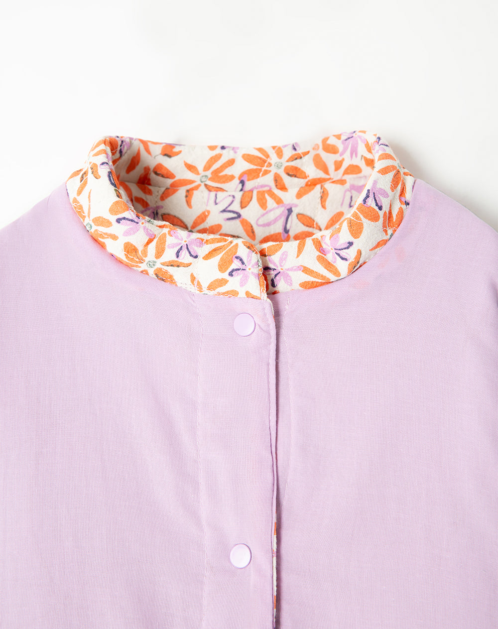 Chaqueta Babyfresh Bomber Algodón Doble Faz para Niña