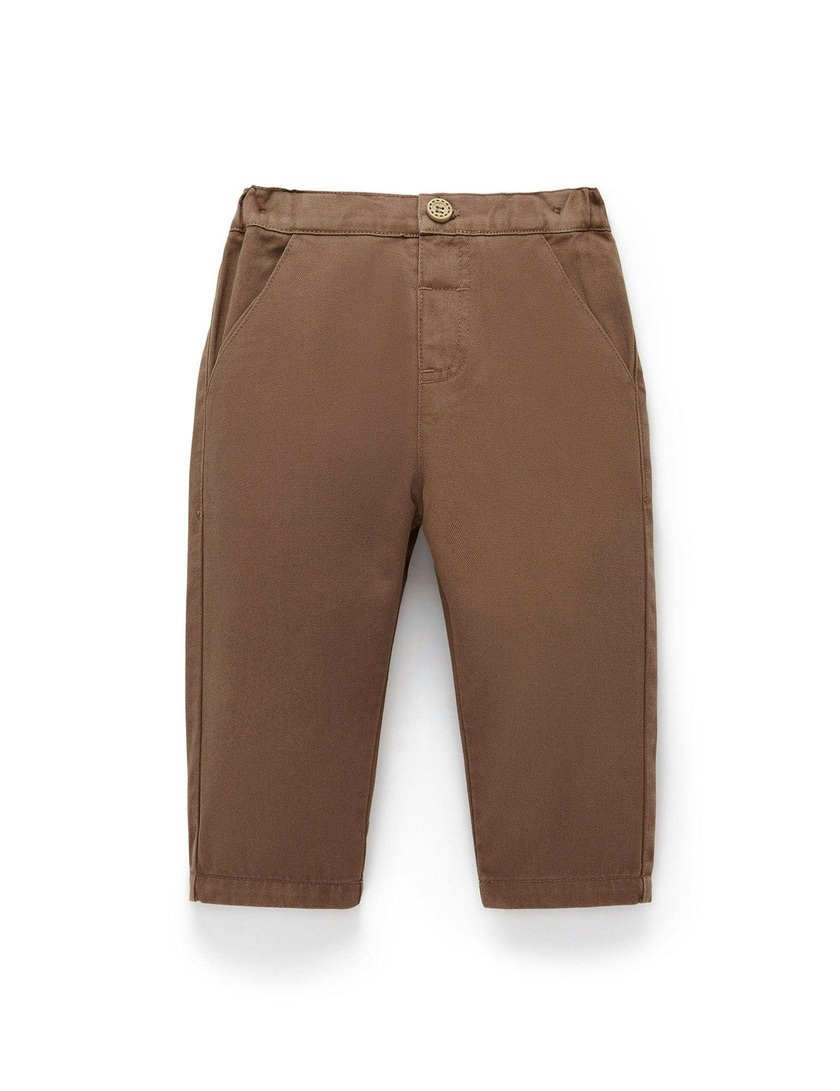 Pantalón Chino Clásico Purebaby Oak para Bebé y Niño
