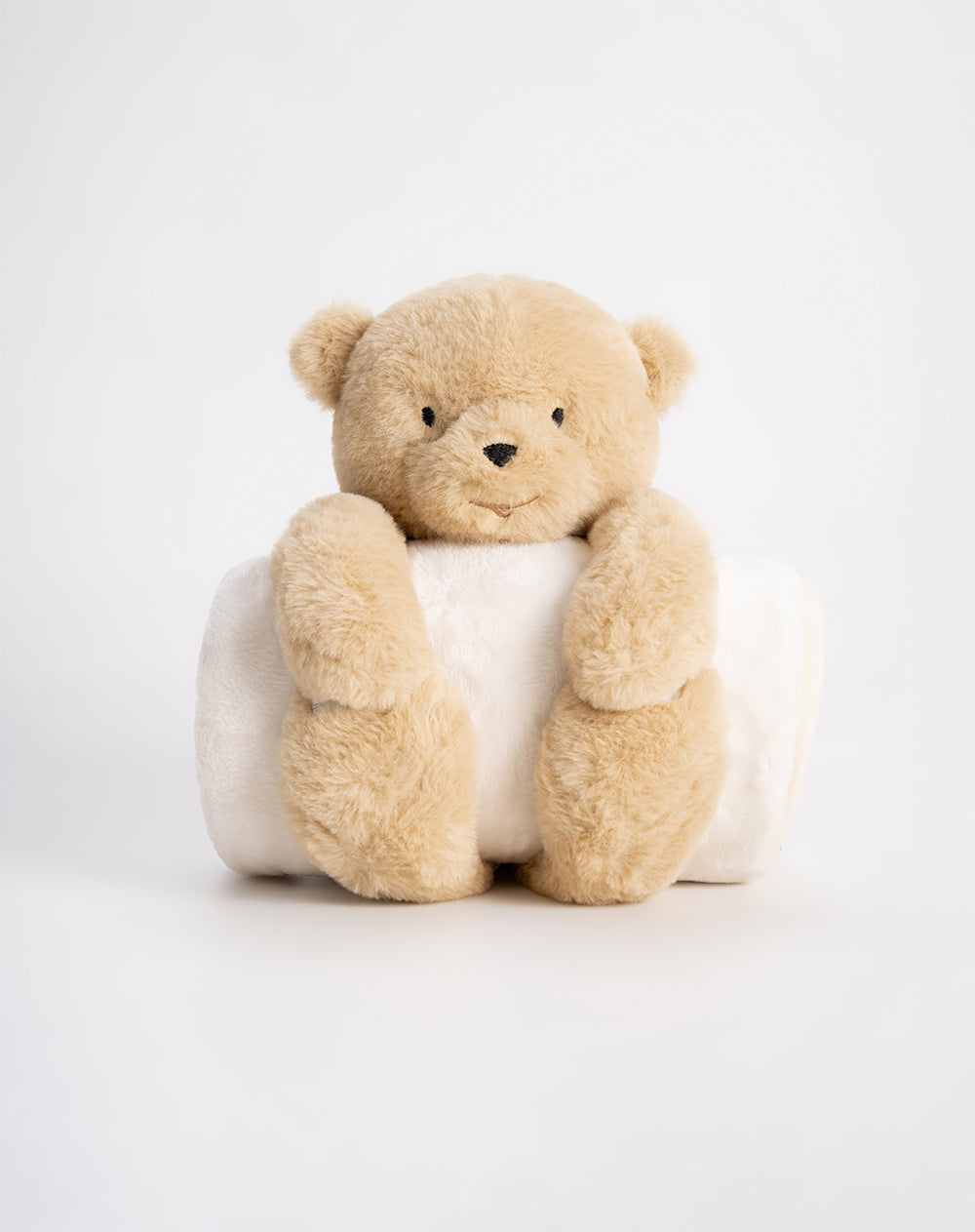 Cobija Babyfresh con Peluche de Oso para Bebé