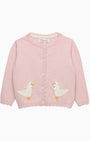 Cárdigan Rosa Baby Duck Trotters para Bebé
