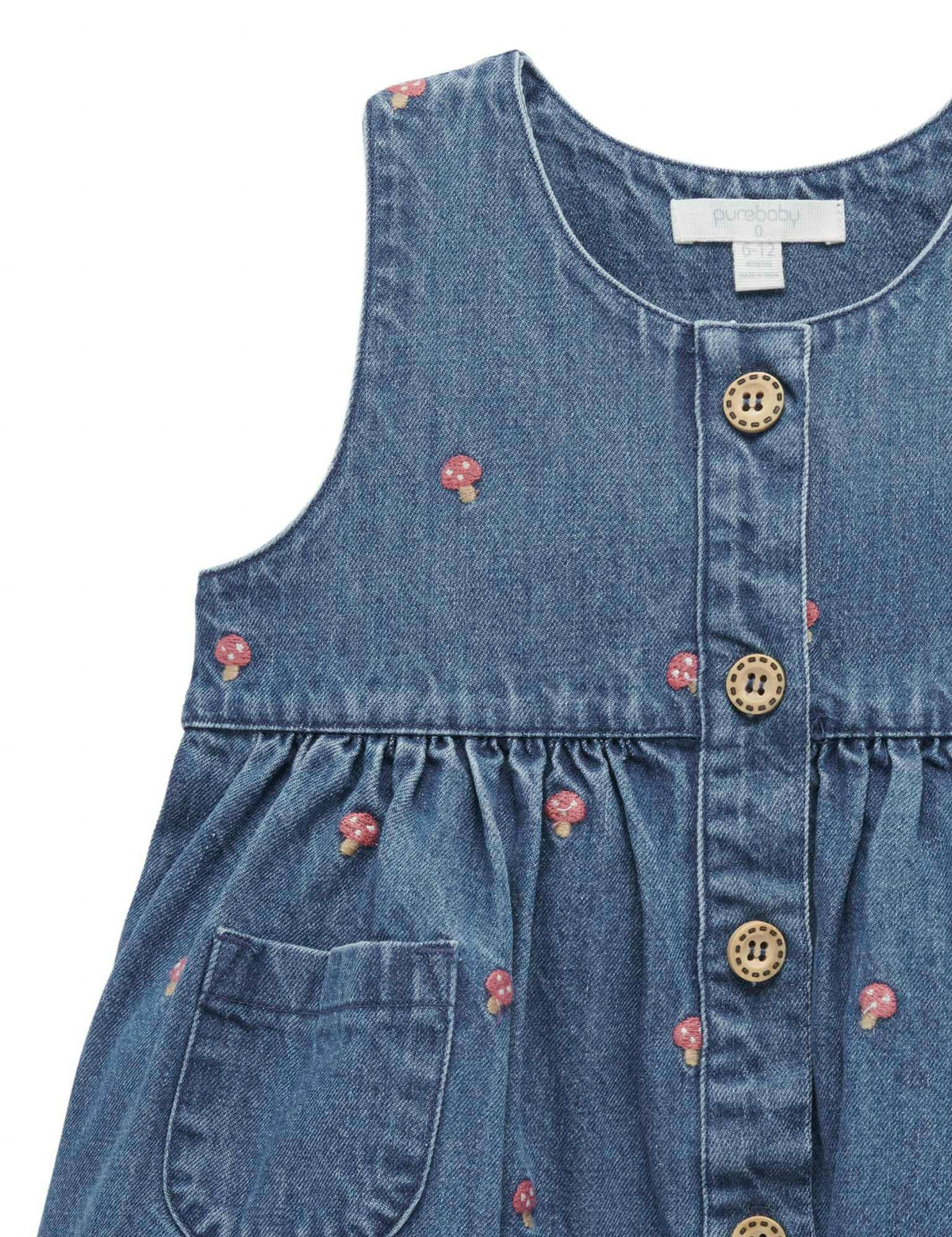 Conjunto Purebaby Pinnie y Camiseta Bordada Toadstool