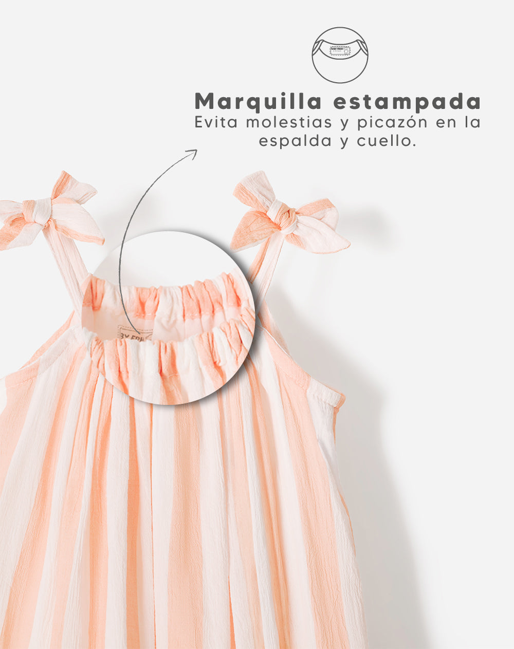 Vestido Babyfresh Midi Rayas para Niñas