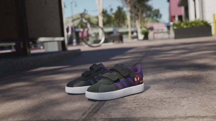 Tenis adidas Marvel Spider-Man VL Court 3.0 para Bebés y Niños Pequeños KI9178