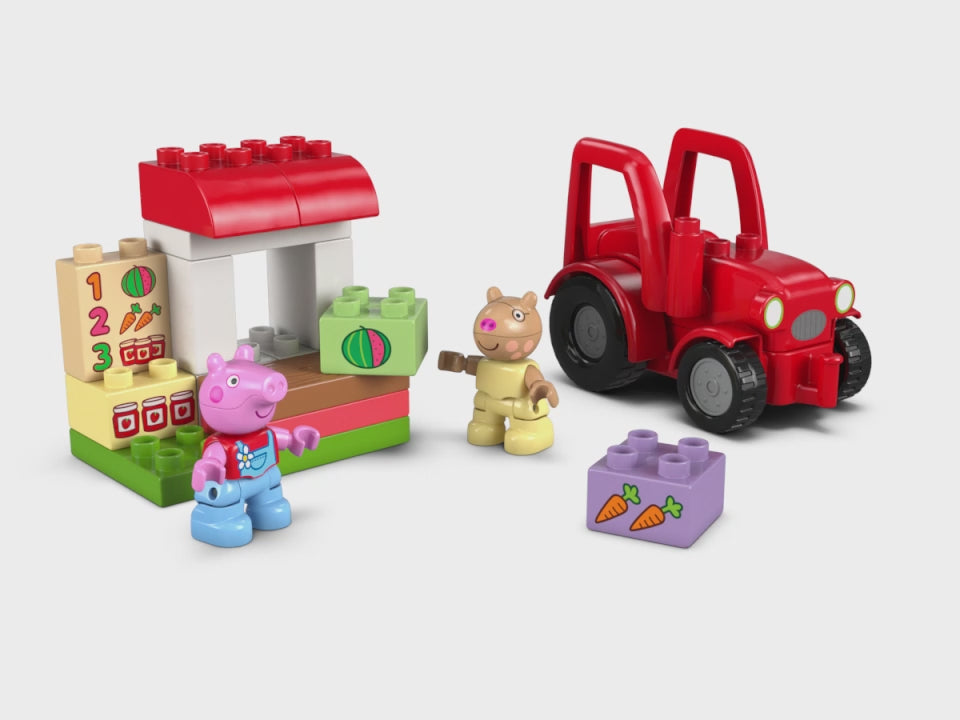 LEGO DUPLO Peppa Pig Tractor y Mercado 10468