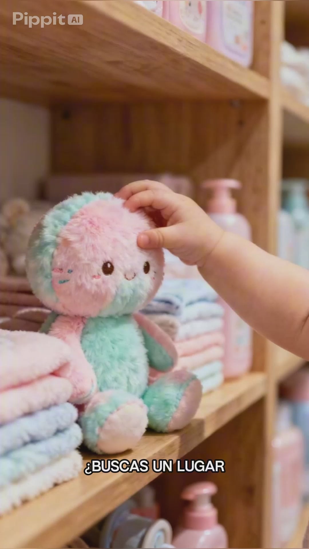 Video with text overlay