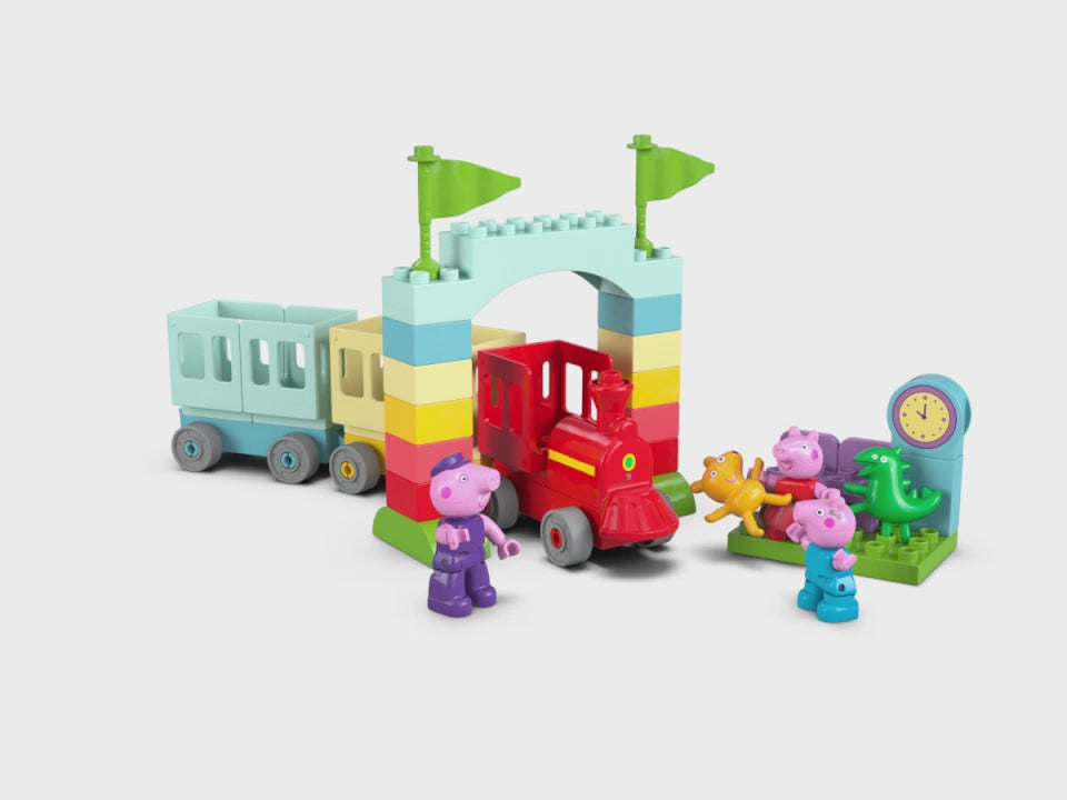 LEGO DUPLO Peppa Pig Viaje en Tren con Abuelo Pig 10466