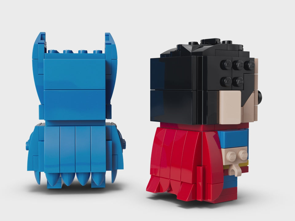 LEGO BrickHeadz Figuras de Superman y Batman 40859