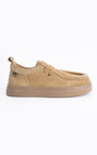 Zapatos Babyfresh tipo mocasín café para niño, vista 1