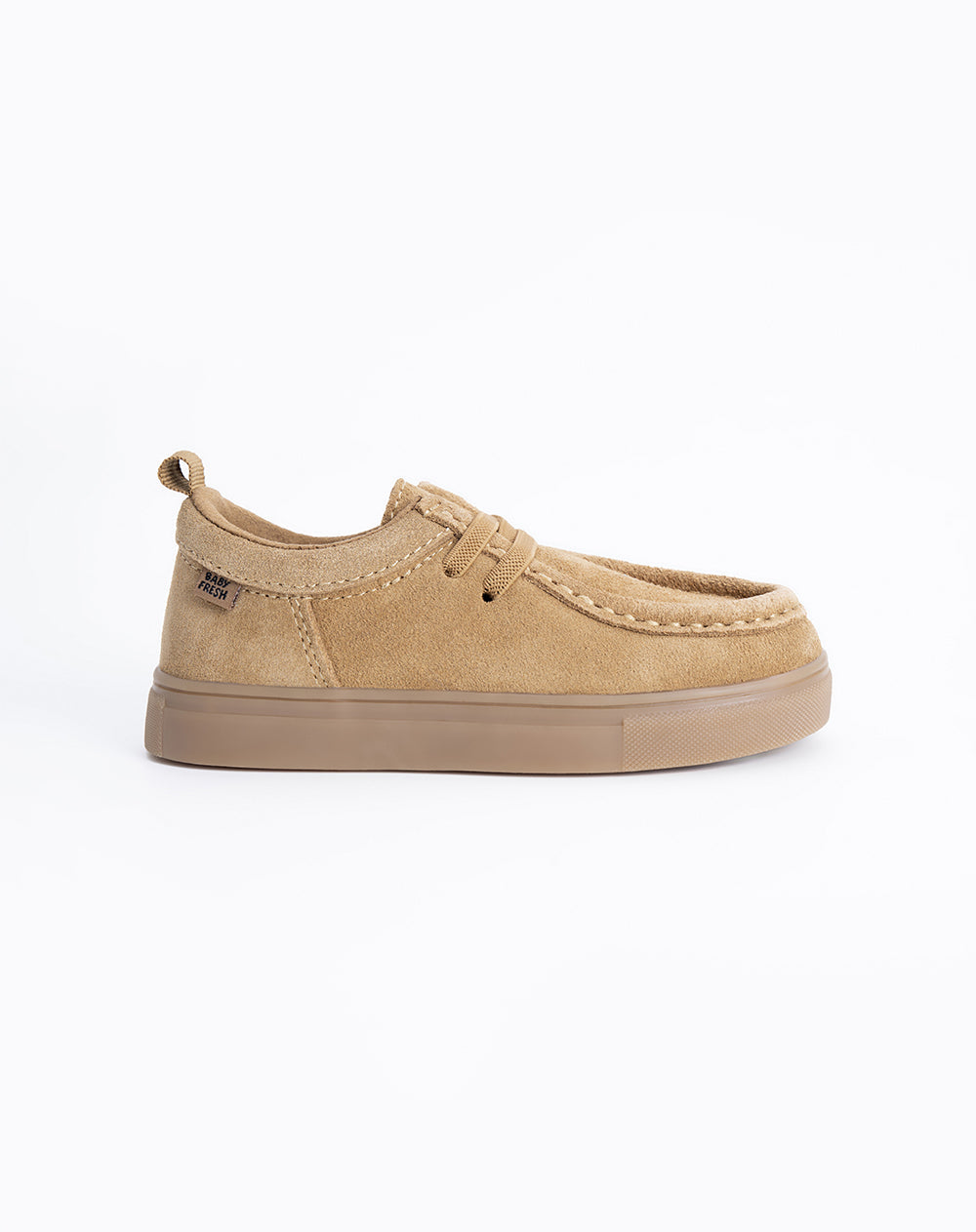 Zapatos Babyfresh tipo mocasín café para niño, vista 1