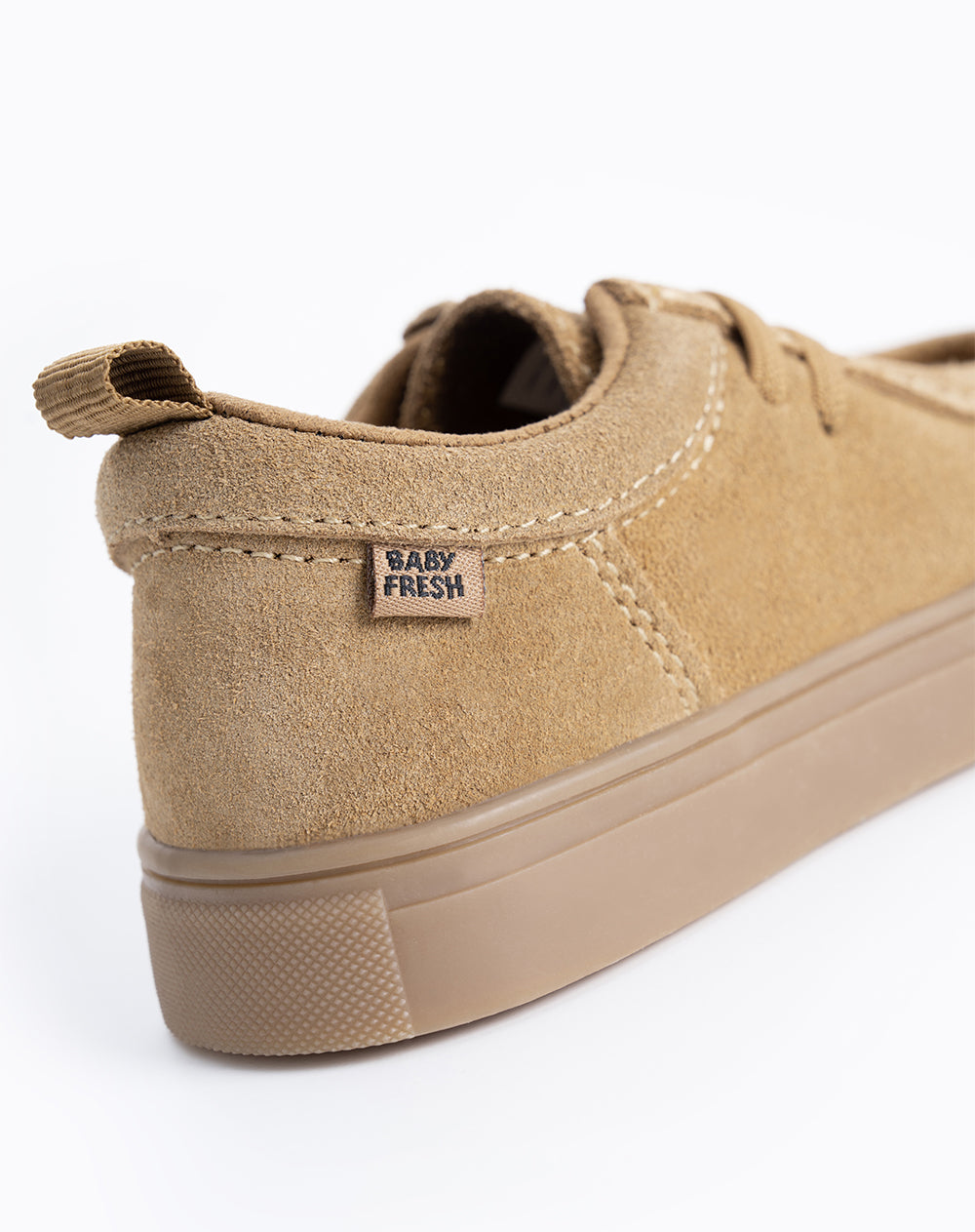 Zapatos Babyfresh tipo mocasín café para niño, vista 3