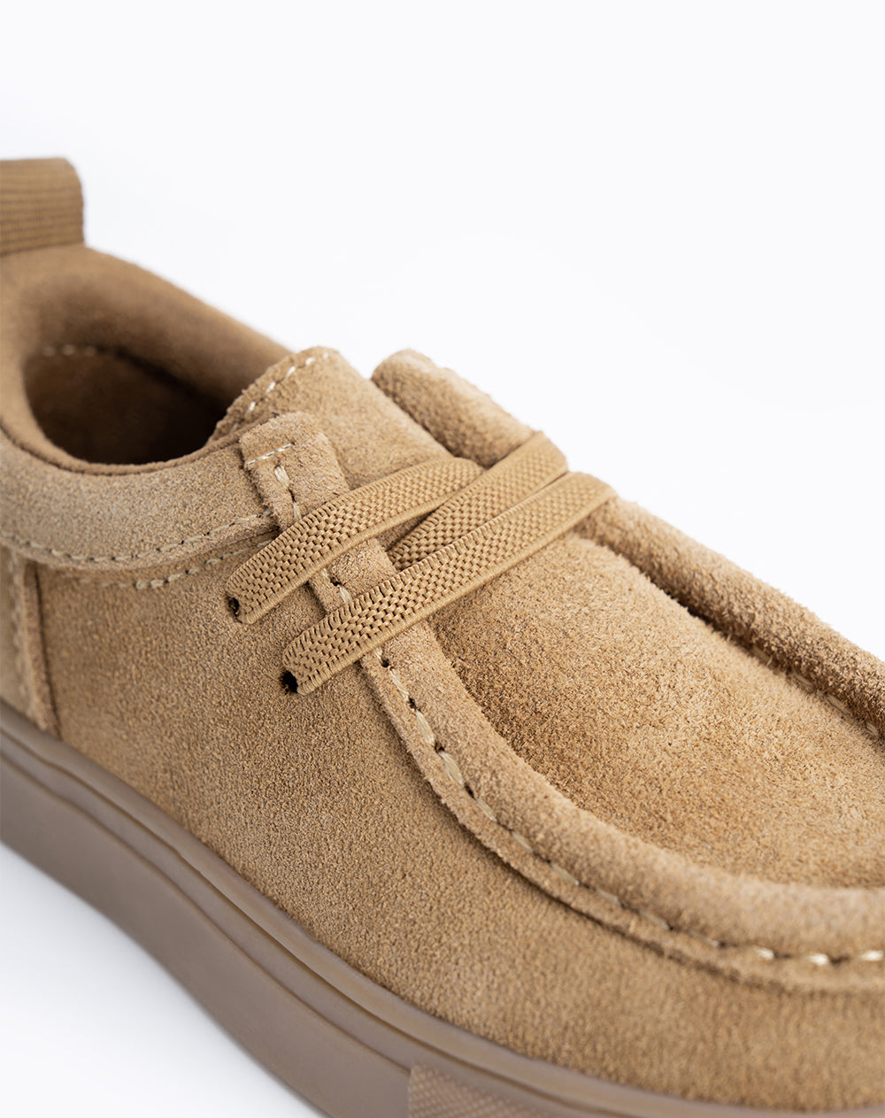 Zapatos Babyfresh tipo mocasín café para niño, vista 4