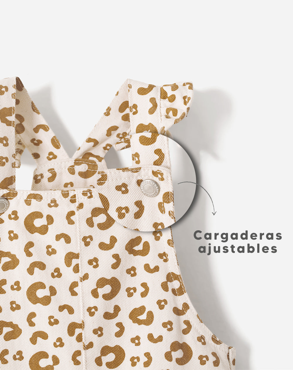 Overol Babyfresh Corto Estampado para Niña