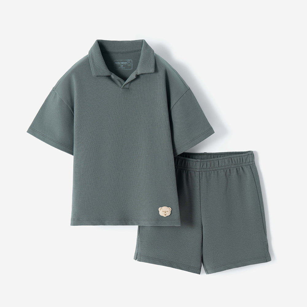 Babyfresh Conjunto Polo + Bermuda Verde Niño