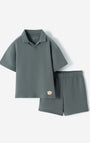 Babyfresh Conjunto Polo + Bermuda Verde Niño