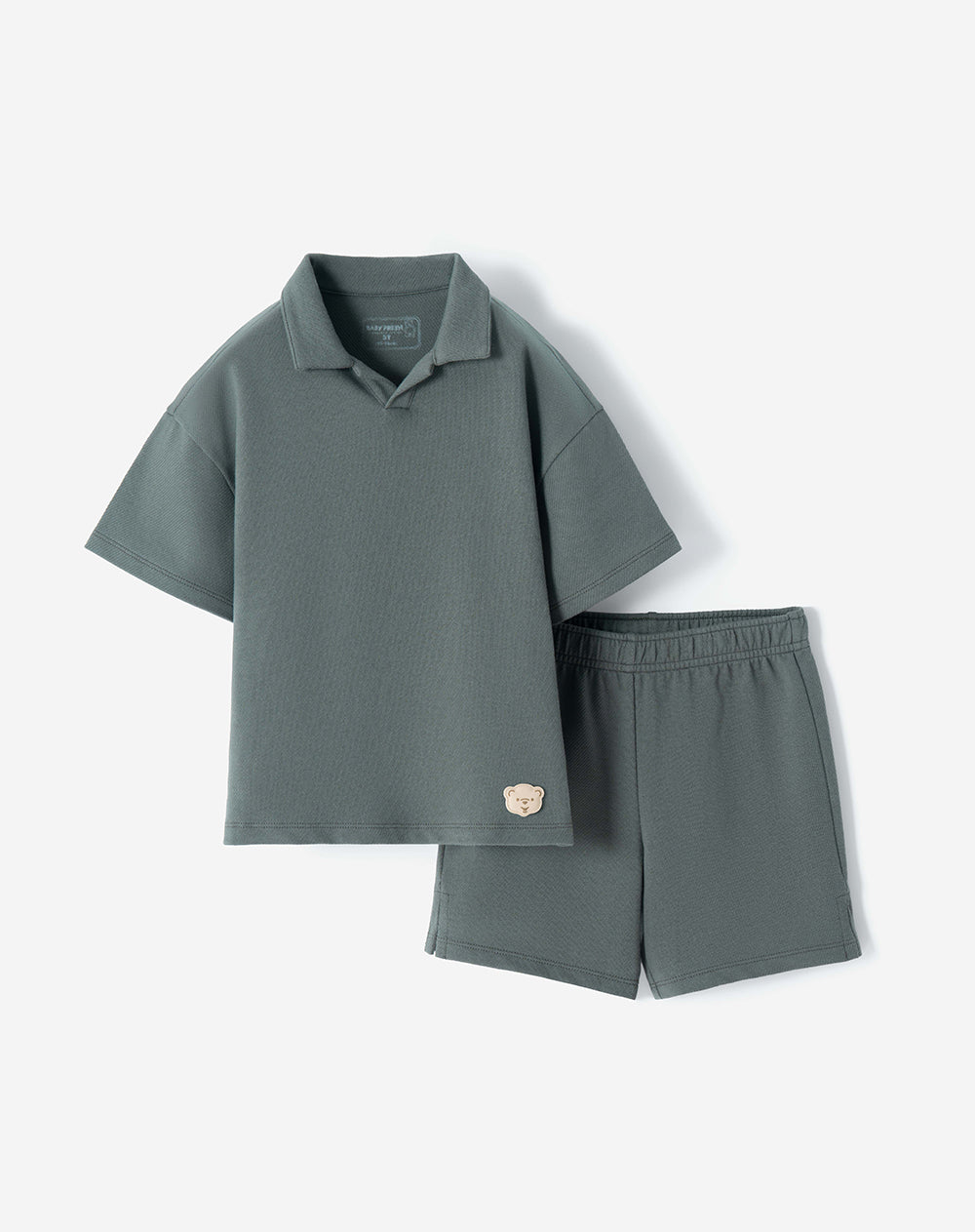 Babyfresh Conjunto Polo + Bermuda Verde Niño