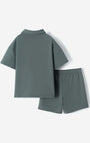 Babyfresh Conjunto Polo + Bermuda Verde Niño