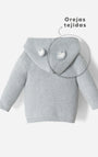 Suéter Babyfresh Regular Gris con Capucha para Bebé