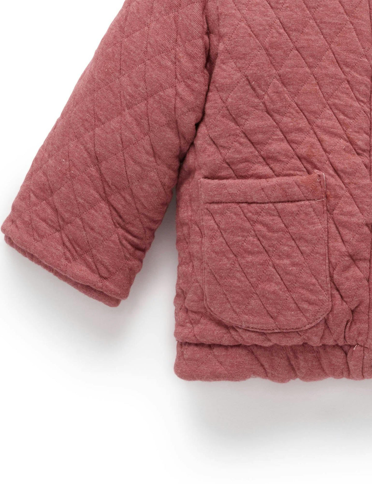 Chaqueta Acolchada Reversible Purebaby con Estampado Patchwork