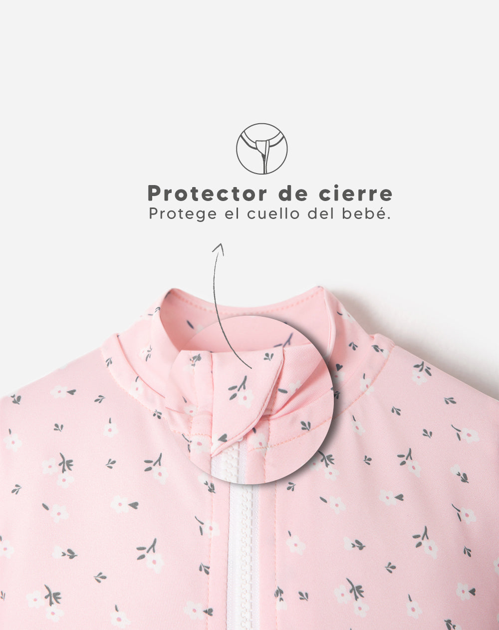 Vestido de Baño Babyfresh Manga Larga para Bebé Niña