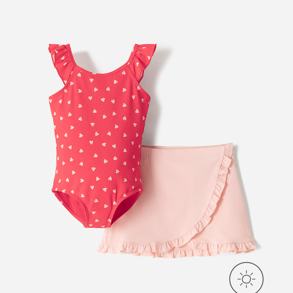 Vestido de Baño Babyfresh con Falda para Niña