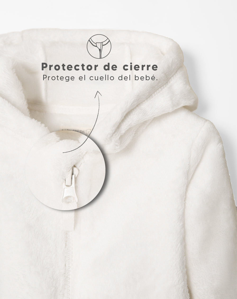 Chaqueta Babyfresh Textura Peluche para Bebé Unisex