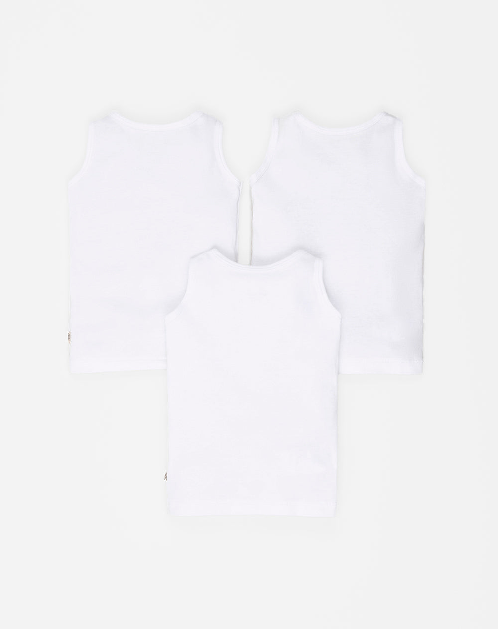 Camiseta Babyfresh Esqueleto Algodón x3 Unds Blanca para Bebé Unisex