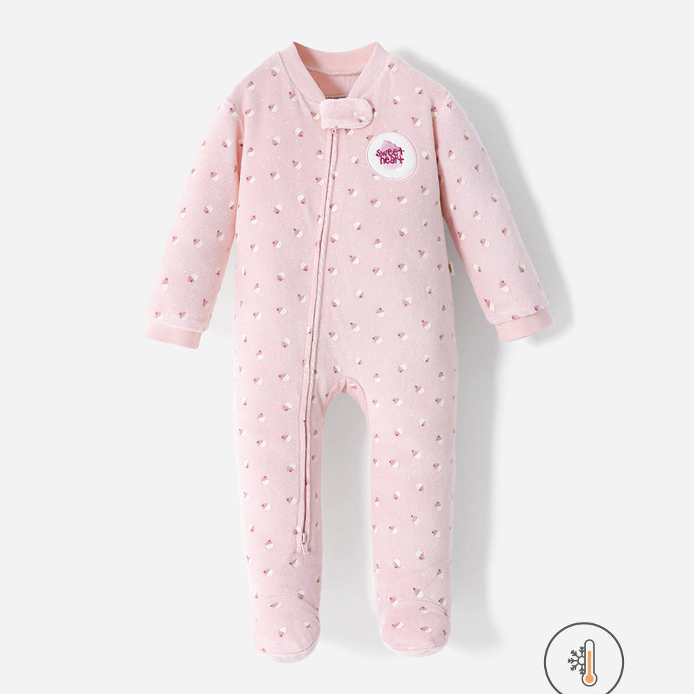 Pijama Babyfresh Cierre Doble Sentido Estampada para Bebé Niña