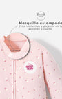Pijama Babyfresh Cierre Doble Sentido Estampada para Bebé Niña