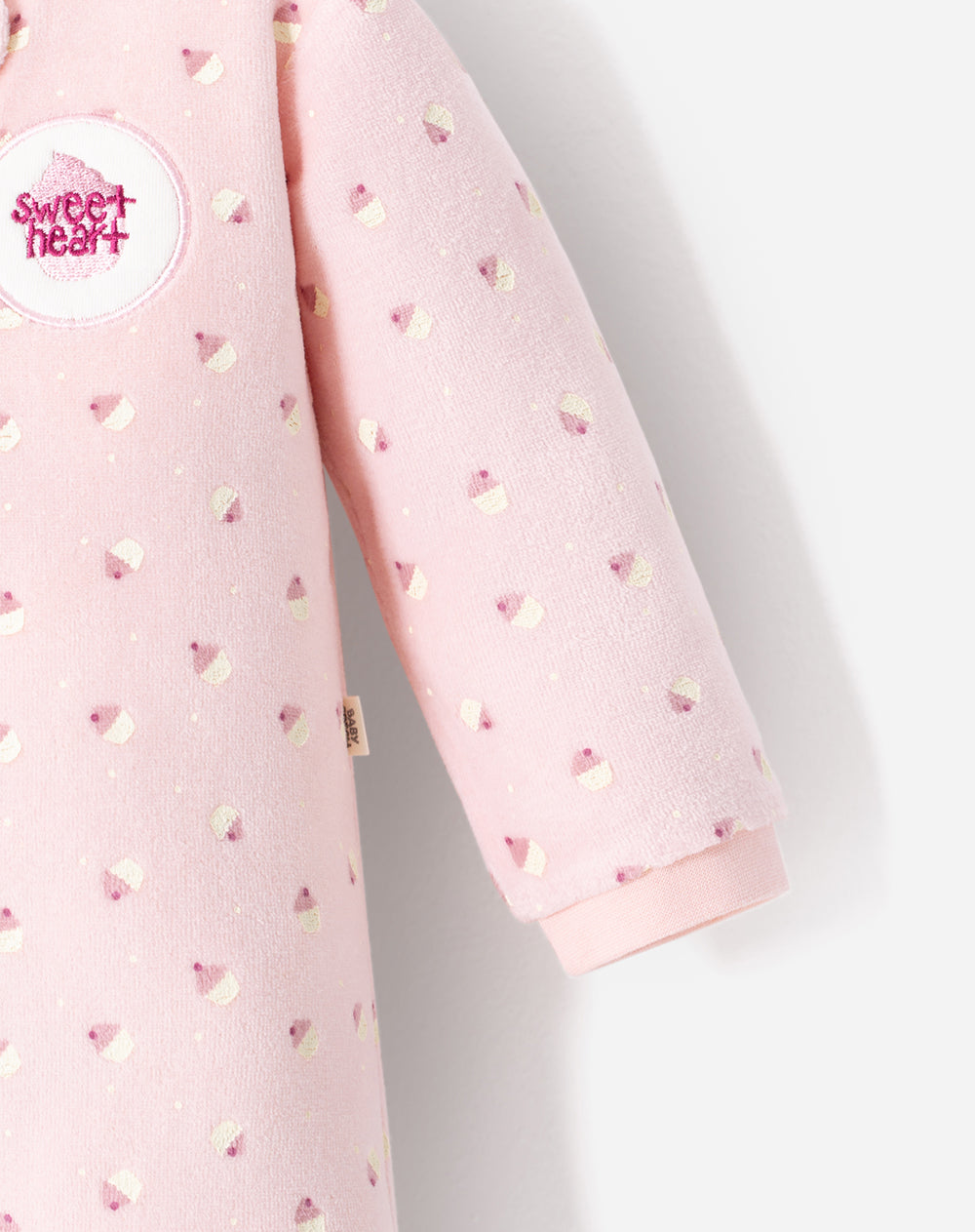 Pijama Babyfresh Cierre Doble Sentido Estampada para Bebé Niña