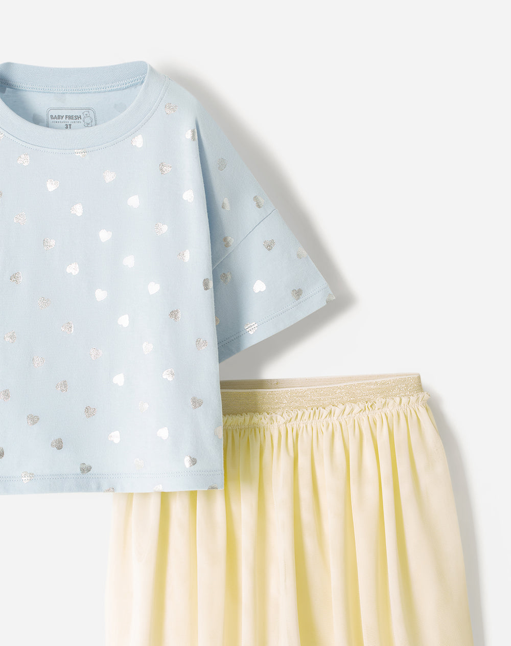 Conjunto Babyfresh Camiseta y Falda para Niña