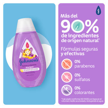 Shampoo Johnson’s Baby Fuerza y Vitamina 750 ml