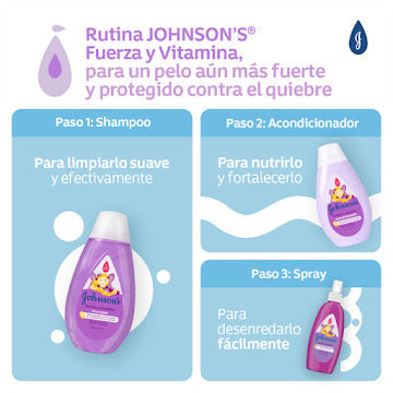 Shampoo Johnson’s Baby Fuerza y Vitamina 750 ml