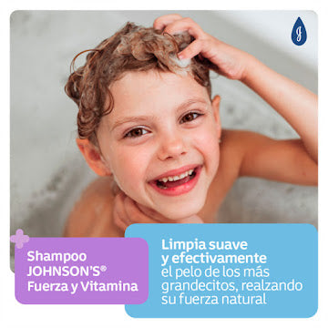 Shampoo Johnson’s Baby Fuerza y Vitamina 750 ml