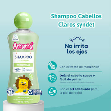Shampoo Arrurrú Cabellos Claros 400 ml