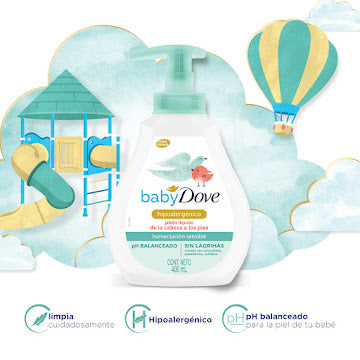 Jabón Dove Baby Líquido Corporal Humectación Sensible 400 ml