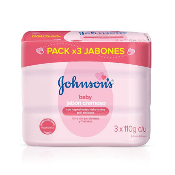 Jabón Johnson’s Baby Humectante Tripack 330 g