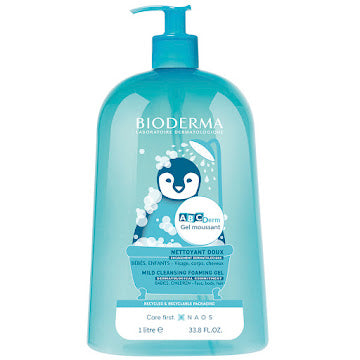 Gel Limpiador Bioderma ABCDerm Espumoso 1000 ml