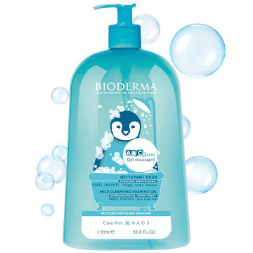 Gel Limpiador Bioderma ABCDerm Espumoso 1000 ml