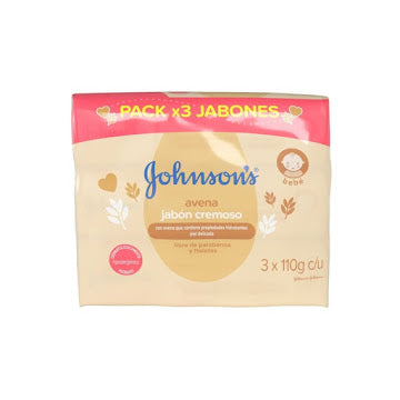 Jabón Johnson’s Baby Avena Tripack 330 g
